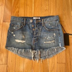 One Teaspoon Denim Skirt